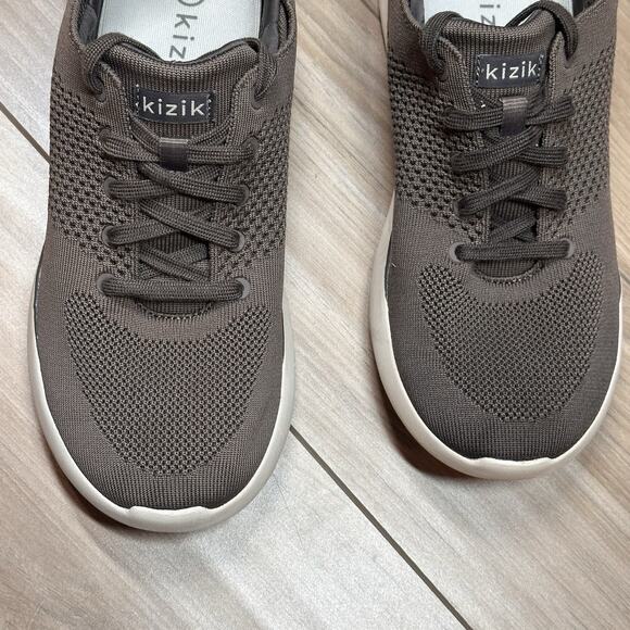 KIZIK Lima Shoes Size Men 9 / Womens 10.5 Unisex Gray Breathable Knit Hands Free - Picture 3 of 9